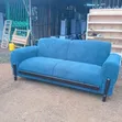Brand New Blue 3-Seater Sofa - 2