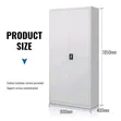 Boss Office Products Kabati la Faili Milango Miwili - 4