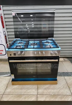 Haier 5-Burner Cooker with Large Electric Oven
