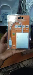 Adapter ya 4-in-1 USB 3.0 kwenda HDMI/VGA/DVI/LAN - 1