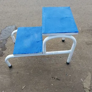 Stepping Stool - White and Blue