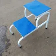 Stepping Stool - White and Blue - 2