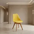 Home Dining Hotel Upholstered Ergonomic Chairs - 3