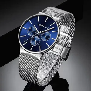 Saa ya Chronograph kwa Wanaume na Onyesho la Tarehe - Chuma cha Kutupwa