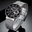 Saa ya Chronograph kwa Wanaume na Onyesho la Tarehe - Chuma cha Kutupwa - 2