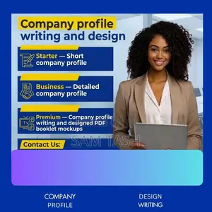 Company Profile Writing & Design Services
