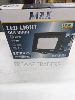 30W LED Floodlight - Mpya Kabisa