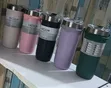 710ml Insulated Travel Mug with Handle - 1
