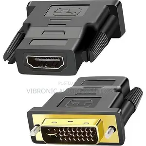 GeneAfrica DVI kwa HDMI Adapter Inafanya Kazi Pande Zote Mbili