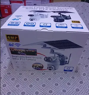 Ubox Metallic 6MP Dual Lens 4G CCTV Camera