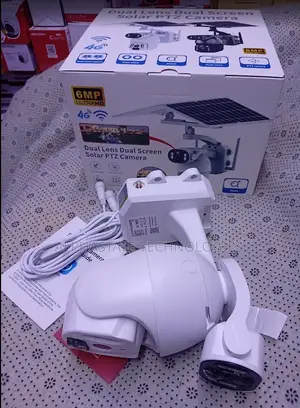 Ubox 6MP Dual Lens 4G Solar PTZ Camera