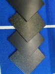 EPDM Gym Rubber Tiles 20mm kwa Uzito Huru - 1