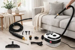 Nunix 2500W Portable Steam Vacuum Cleaner - White