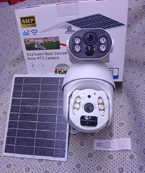 Ubox 6MP Dual Lens 4G Solar PTZ Camera