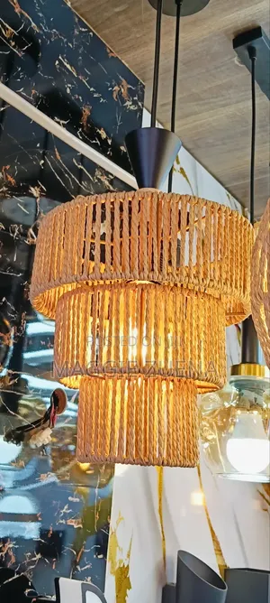 Woven Pendant Light - Lantern Style