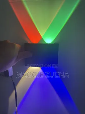 Indoor/Outdoor Multicolor LED Wall Light