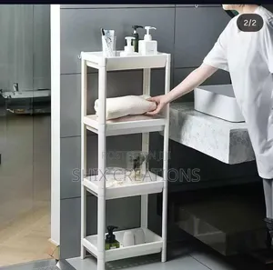 4-Layer Multipurpose Cosmetic/Vegetable Trolley with Wheels
