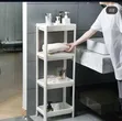4-Layer Multipurpose Cosmetic/Vegetable Trolley with Wheels - 1