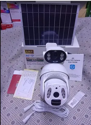 UBOX Solar Powered 4G CCTV Camera, Dual Lens