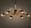Bamboo Chandelier - 6 Bulbs - 1