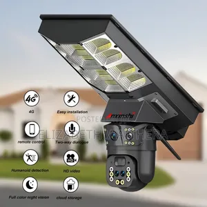 3-in-1 Solar CCTV & Street Light with 4G