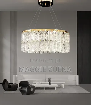 Crystal Chandelier Light - 3 Color LED