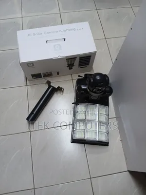 Dual Purpose AI Solar 4G CCTV Camera with Light
