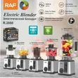Brand New Raf 5-in-1 Electric Blender (2600W) - 1