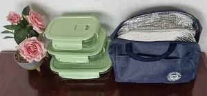 PCS Vituo vya Chakula vya Kioo na Mfuko wa Chakula cha Mchana - Ofa Maalum