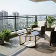 Home Palace 80cm Round Glass Coffee Table - 5
