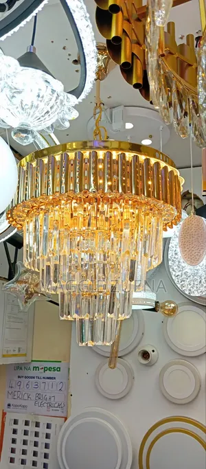 Crystal Chandelier Mpya - Nuru 4