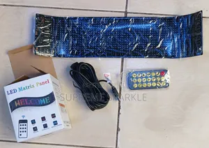 RGB LED Matrix Panel Display (16x64cm) na App & Remote Control