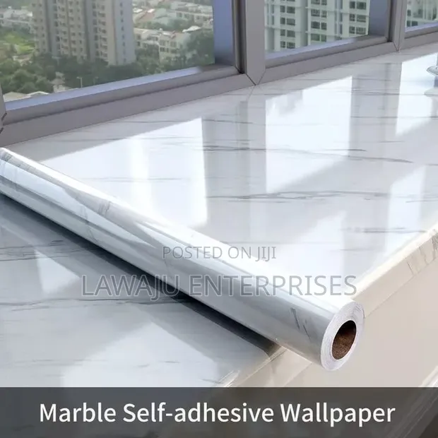 Marble Self-Adhesive Waterproof Wallpaper 60cm x 5m - 1