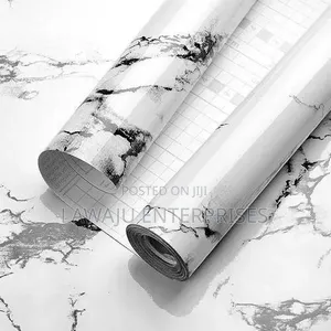 PVC Marble Self-Adhesive Waterproof Wallpaper (60cm x 5M)