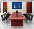 Meza ya Mkutano ya Metre 3.5 - Mbao Kahawia - 3