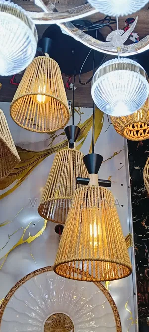 3pc Woven Lantern Set