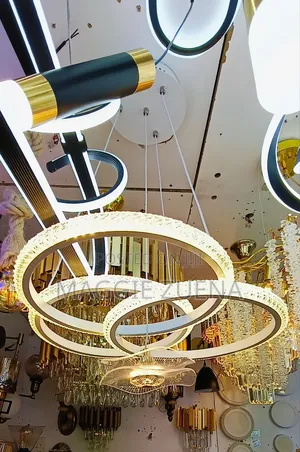 Tricolor Color Changing Chandelier