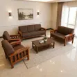 Home Sofa: 7-Seater Mahogany Frame Padded Sofa - 5