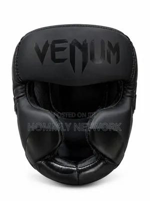 Venum Headguard ya Ngumi - Nyeusi