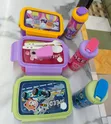 Kids Partition Lunch Box Set with Water Bottle - 1
