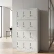 12-Door Steel Locker Cabinet - Office Staff Storage - 1