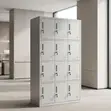 12-Door Steel Locker Cabinet - Office Staff Storage - 2