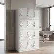 12-Door Steel Locker Cabinet - Office Staff Storage - 4