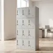 12-Door Steel Locker Cabinet - Office Staff Storage - 5