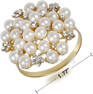 Flowered Stainless Steel Napkin Holder