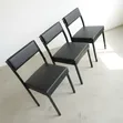 Kiti cha Wageni - Kiti Nyeusi cha Ofisi chenye Pedi na Fremu ya Chuma - 1