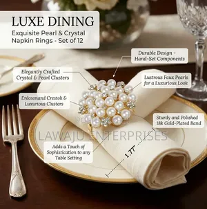 Kishikilia Napkin cha Chuma cha Maua