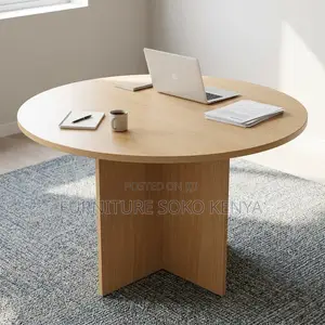 120cm Round Office Table | Staff Meeting Boardroom Table