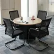 120cm Round Office Table | Staff Meeting Boardroom Table - 5
