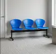 Modern Office Reception Waiting Bench - Propylene - 3